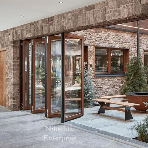 Sliding folding glass door Manufacturer in Kolkata