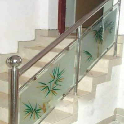 Stainless Steel Glass Railing-p